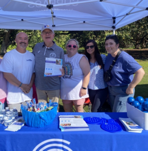 Mayor John Tecklenburg stopped by the Surpass Behavioral Health table at the Autism Charleston Walk.